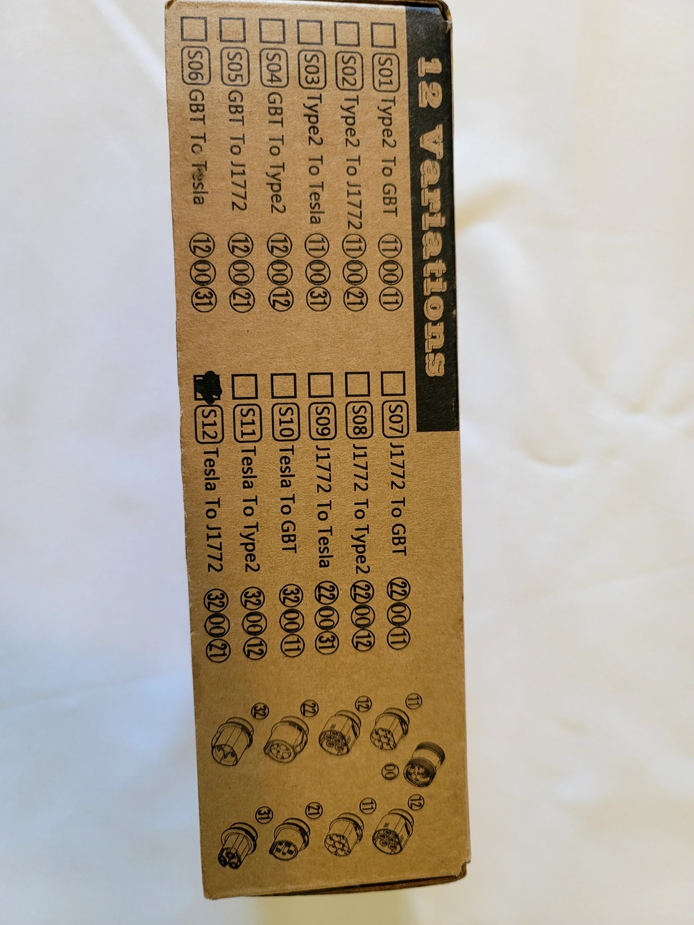 Switchable Connector & Inlet - Brown Cardboard Packaging - Picture 2 of 7